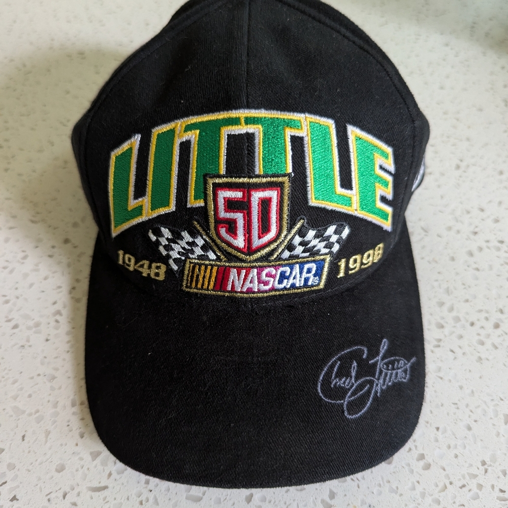 vintage 1990's Logo Athletic Chad Little snapback hat NASCAR